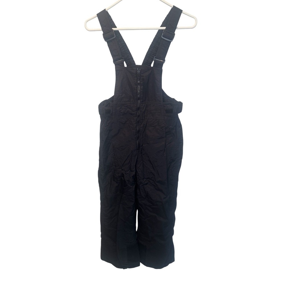 Columbia Kids Black Snow Bibs Insulated Winter Pants 10/12 Skiing Vacation